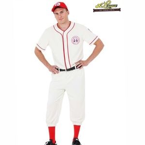Mens A League of Their Own Costume, Baseball Coach Jimmy Dugan Costume Tom Hanks